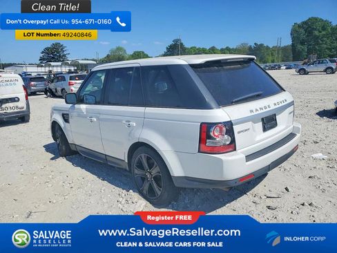 Used 2013 Land Rover Range Rover Sport HSE LUX w/ HSE Luxury Silver Pkg AWD/4WD image 3