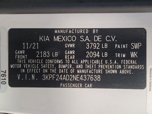 Used 2022 Kia Forte LXS FWD image 33