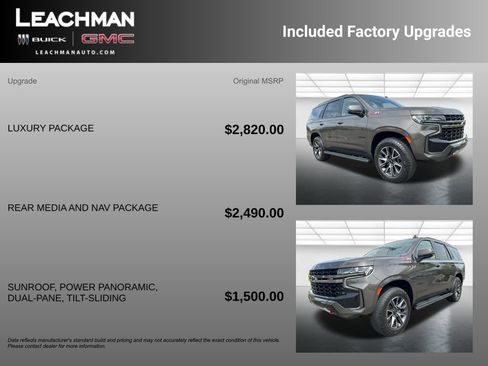 Certified 2021 Chevrolet Tahoe Z71 w/ Luxury Package image 11