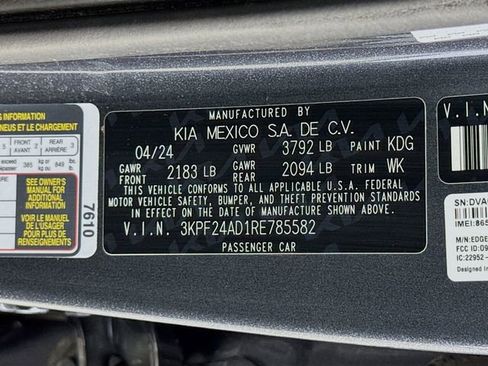 Used 2024 Kia Forte LXS FWD image 29