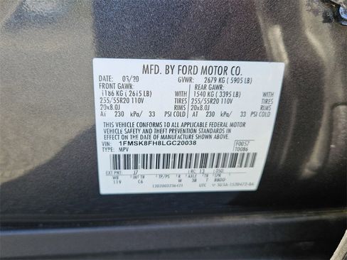 Used 2020 Ford Explorer Limited w/ Class III Trailer Tow Package image 16