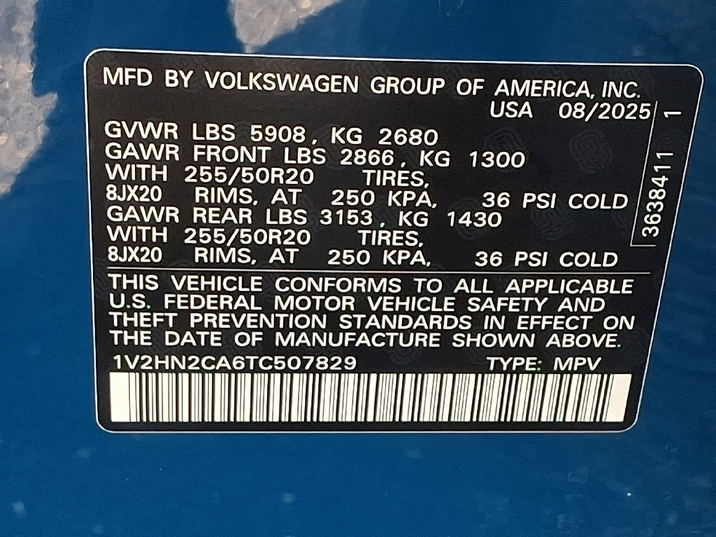 Used 2026 Volkswagen Atlas SE AWD/4WD image 29