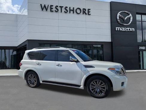Used 2019 Nissan Armada Platinum w/ Captain's Chairs Package image 1
