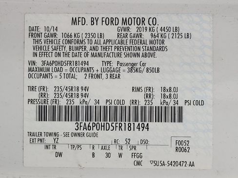 Used 2015 Ford Fusion SE image 33