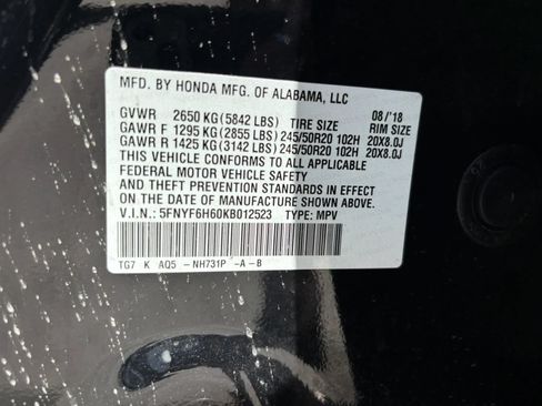Used 2019 Honda Pilot Touring image 27
