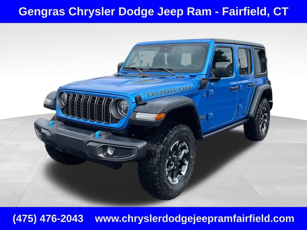 Certified 2025 Jeep Wrangler Unlimited Rubicon 4xe w/ Safety Group AWD/4WD image 3