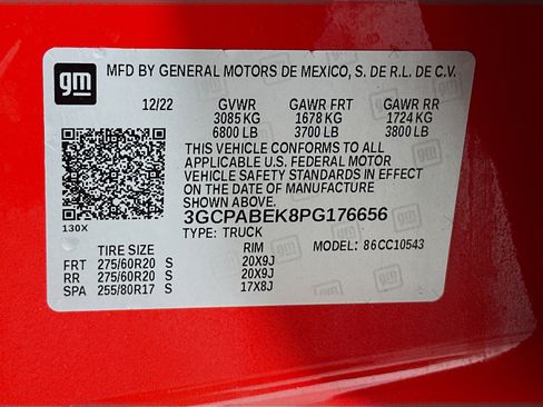 Used 2023 Chevrolet Silverado 1500 Custom RWD image 12