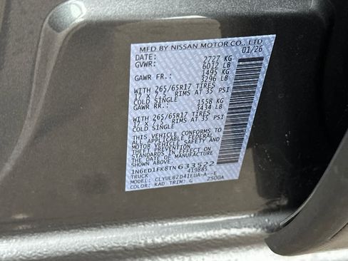 New 2026 Nissan Frontier SV image 25