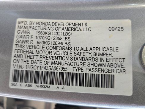 Used 2025 Honda Accord SE image 28