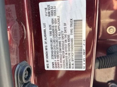 Used 2019 Honda Ridgeline RTL-E image 17