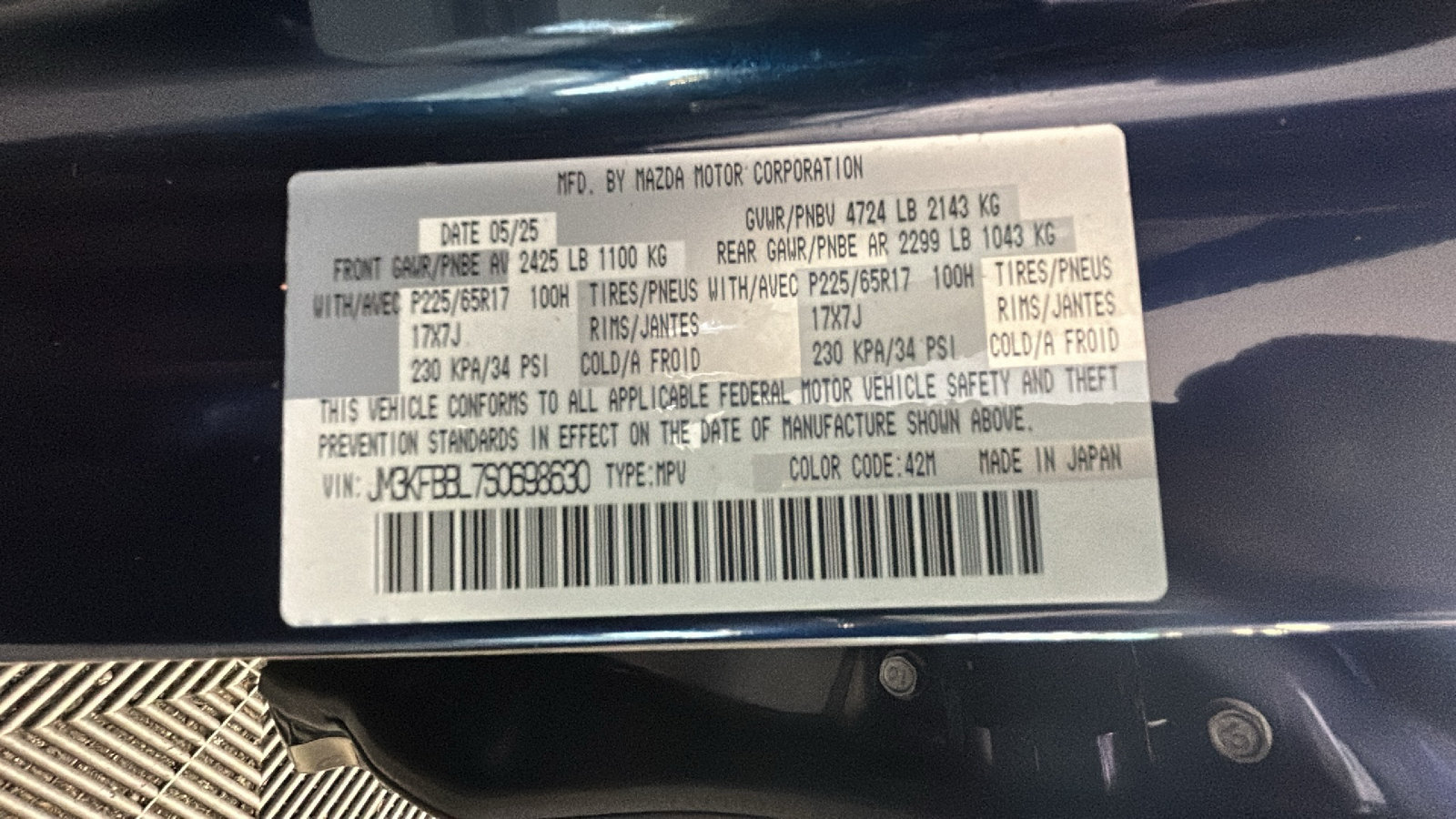 Used 2025 MAZDA CX-5 AWD 2.5 S w/ Select Package image 11
