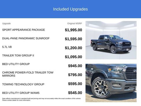 New 2026 RAM 1500 Laramie w/ Sport Appearance Package AWD/4WD image 3