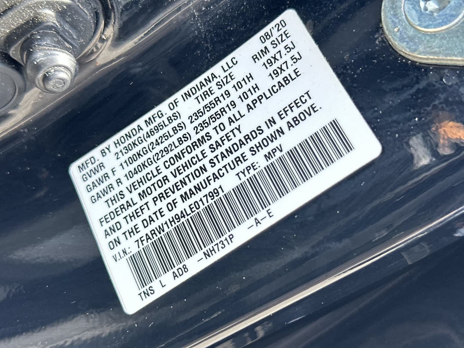 Used 2020 Honda CR-V Touring image 23
