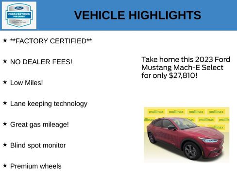 Used 2023 Ford Mustang Mach-E Select AWD/4WD image 11