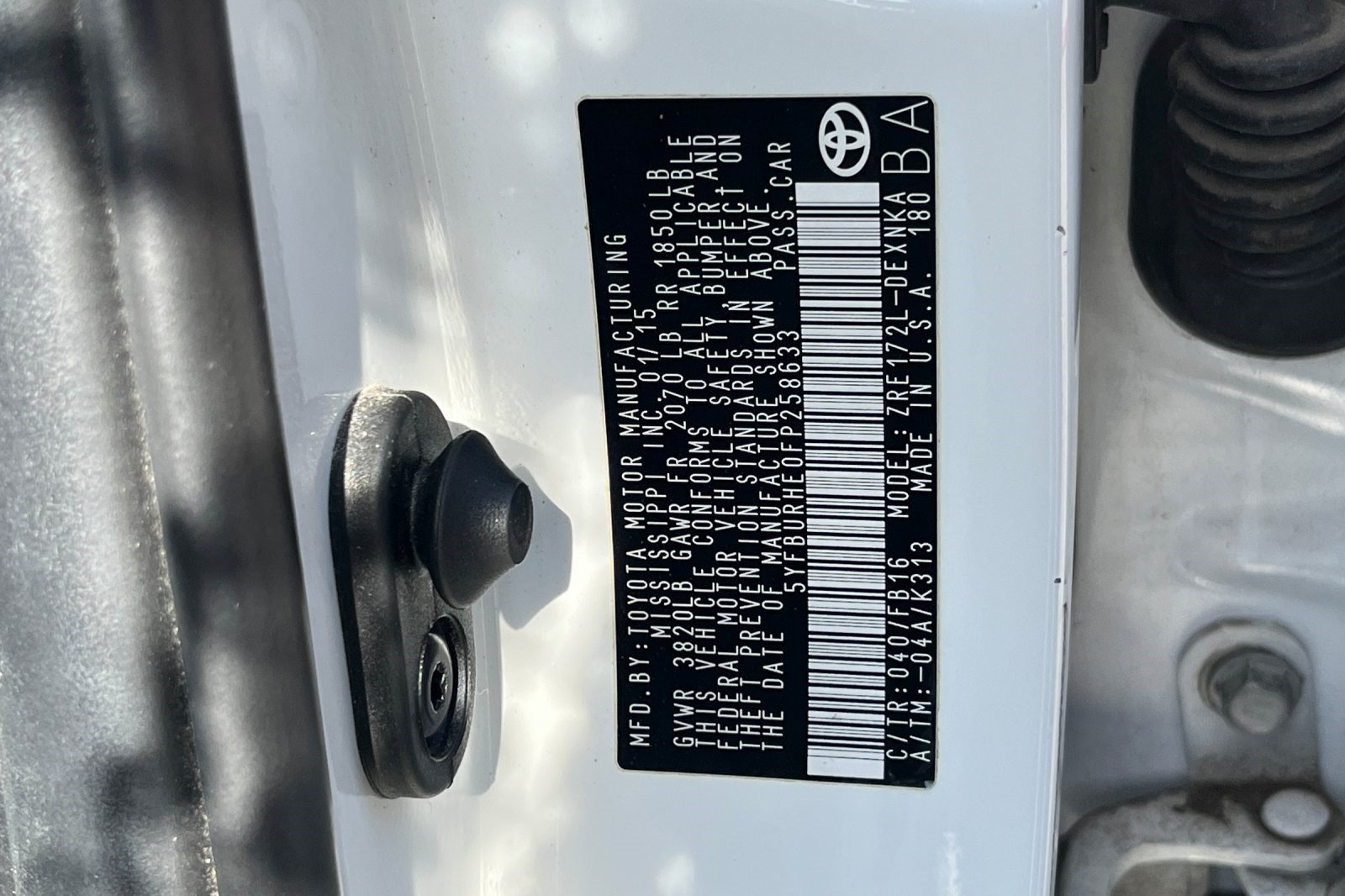 Used 2015 Toyota Corolla LE FWD image 10