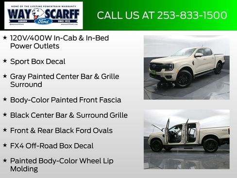 New 2025 Ford Ranger Lariat w/ FX4 Off-Road Package image 30