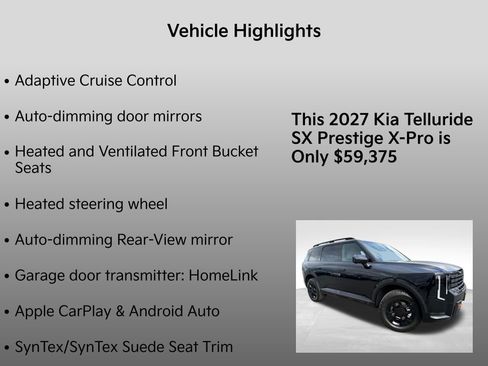 New 2027 Kia Telluride SX Prestige X-Pro AWD/4WD image 34