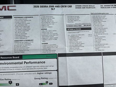 New 2026 GMC Sierra 2500 SLT w/ SLT Premium Package AWD/4WD image 37