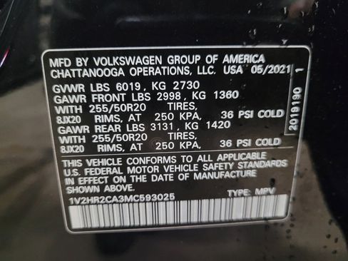 Used 2021 Volkswagen Atlas SE AWD/4WD image 33