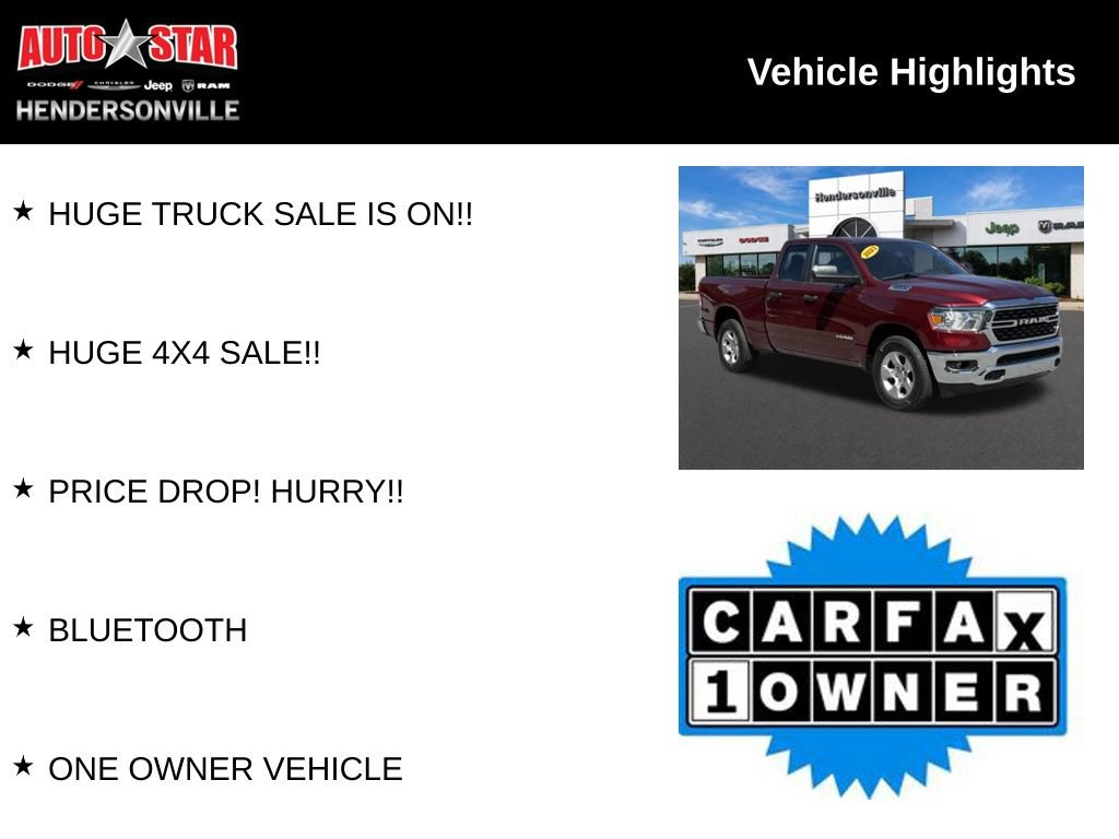 Used 2023 RAM 1500 Big Horn w/ Trailer Tow Group AWD/4WD image 3