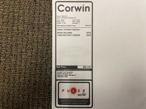 New 2025 Ford F150 Lariat w/ Equipment Group 502A High image 2