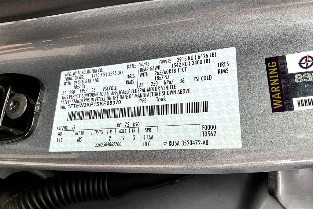 Used 2025 Ford F150 XLT w/ Equipment Group 301A Standard RWD image 21