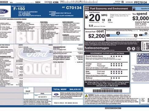 Used 2023 Ford F150 XLT w/ Equipment Group 302A High AWD/4WD image 5
