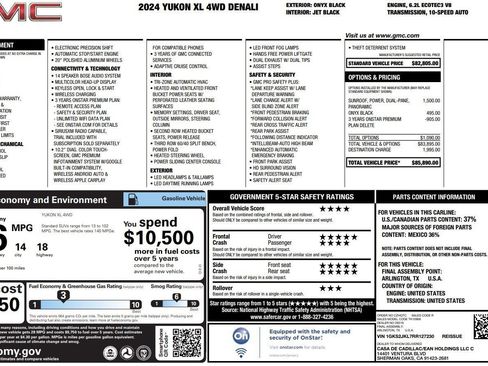 Used 2024 GMC Yukon XL Denali image 39