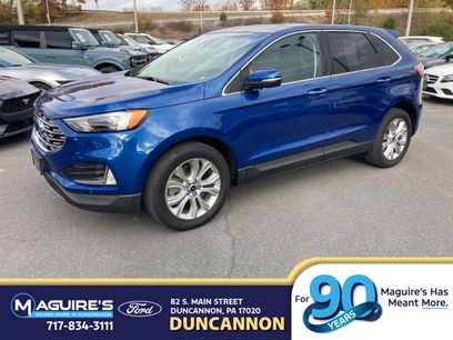 Certified 2022 Ford Edge Titanium w/ Class II Trailer Tow Package