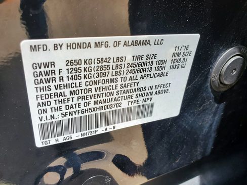 Used 2017 Honda Pilot EX-L image 63