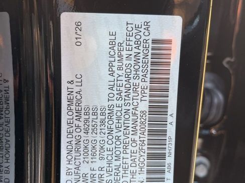 New 2026 Honda Accord EX-L image 5