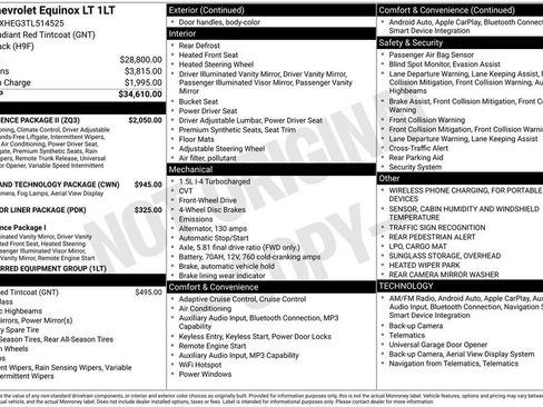 New 2026 Chevrolet Equinox LT w/ Convenience Package II FWD image 35