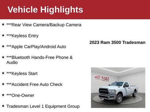 Used 2023 RAM 3500 Tradesman AWD/4WD image 4