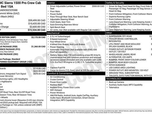 Used 2025 GMC Sierra 1500 Pro w/ Graphite Edition AWD/4WD image 62