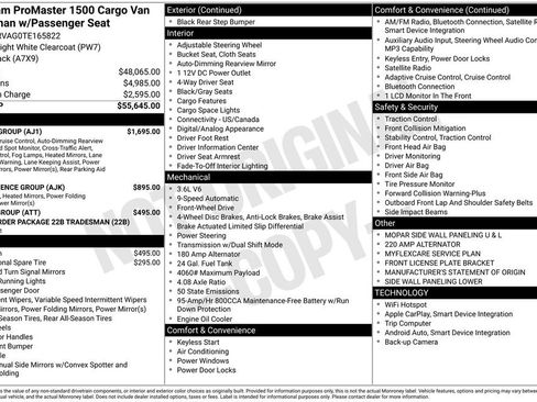 New 2026 RAM ProMaster 1500 w/ Safety Group image 4