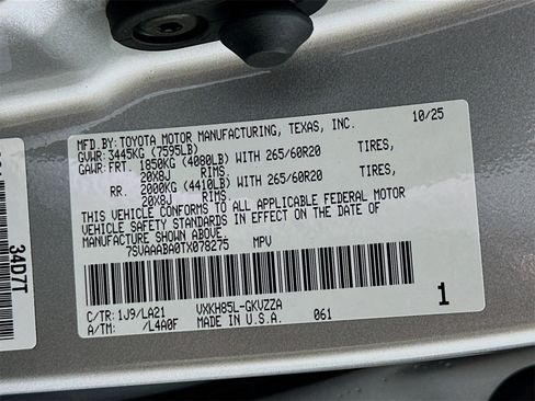 New 2026 Toyota Sequoia Platinum image 33