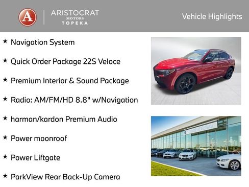 Used 2023 Alfa Romeo Stelvio Veloce AWD/4WD image 2