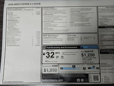 New 2026 MINI Cooper S image 34