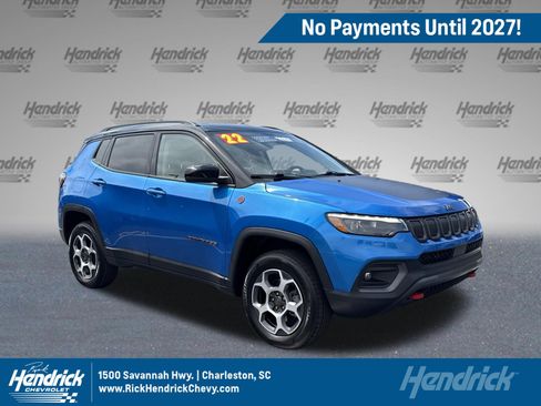 Used 2022 Jeep Compass Trailhawk w/ Trailhawk Elite Group AWD/4WD image 1