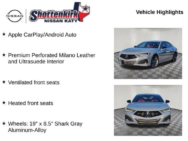 Used 2025 Acura TLX w/ A-SPEC Package AWD/4WD image 12