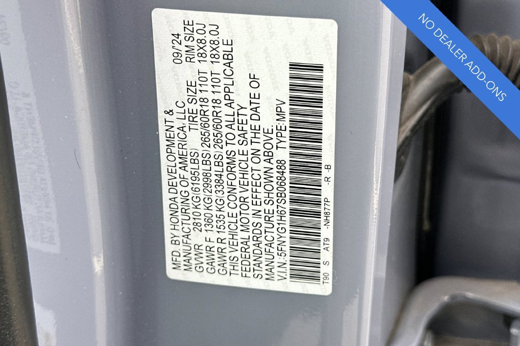 Certified 2025 Honda Pilot TrailSport image 35