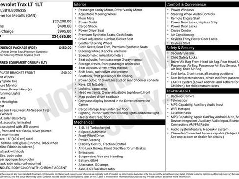 Used 2020 Chevrolet Trax LT w/ LT Convenience Package FWD image 25