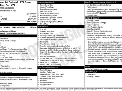 Used 2019 Chevrolet Colorado Z71 AWD/4WD image 4