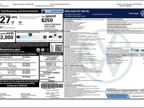 Used 2024 Volkswagen GTI SE image 6