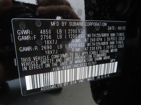 New 2025 Subaru Outback Limited image 31