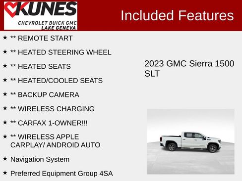 Used 2023 GMC Sierra 1500 SLT w/ SLT Convenience Package image 2