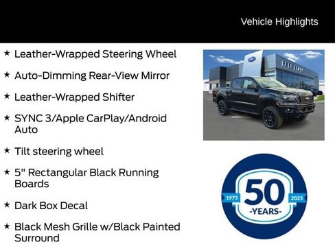 Certified 2023 Ford Ranger XLT w/ Equipment Group 302A High image 21