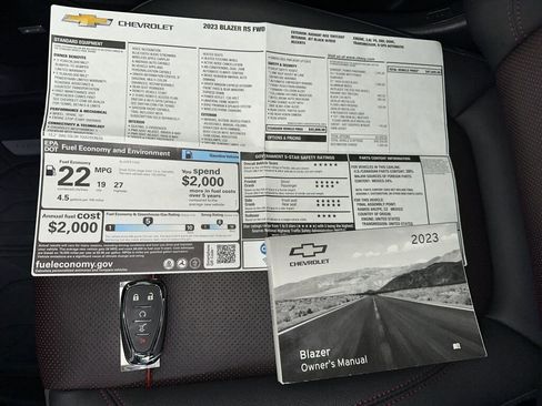 Used 2023 Chevrolet Blazer RS w/ LPO, Floor Liner Package image 4