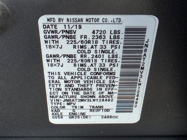 Used 2020 Nissan Rogue SV w/ Premium Package AWD/4WD image 32