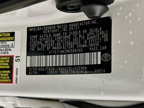 Used 2021 Toyota Camry LE FWD image 12